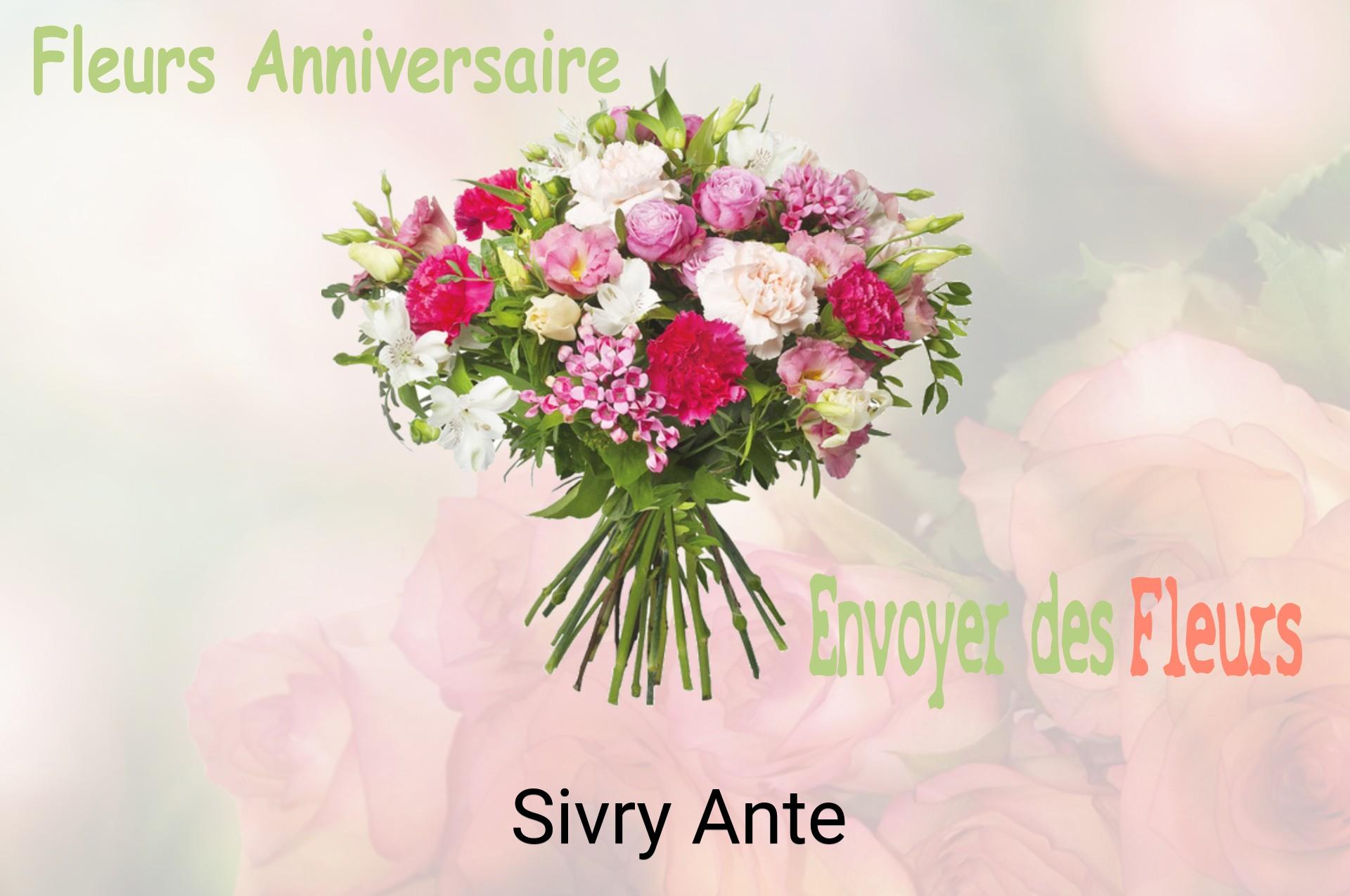 Bouquet de fleurs d’anniversaire livré à Sivry-Ante