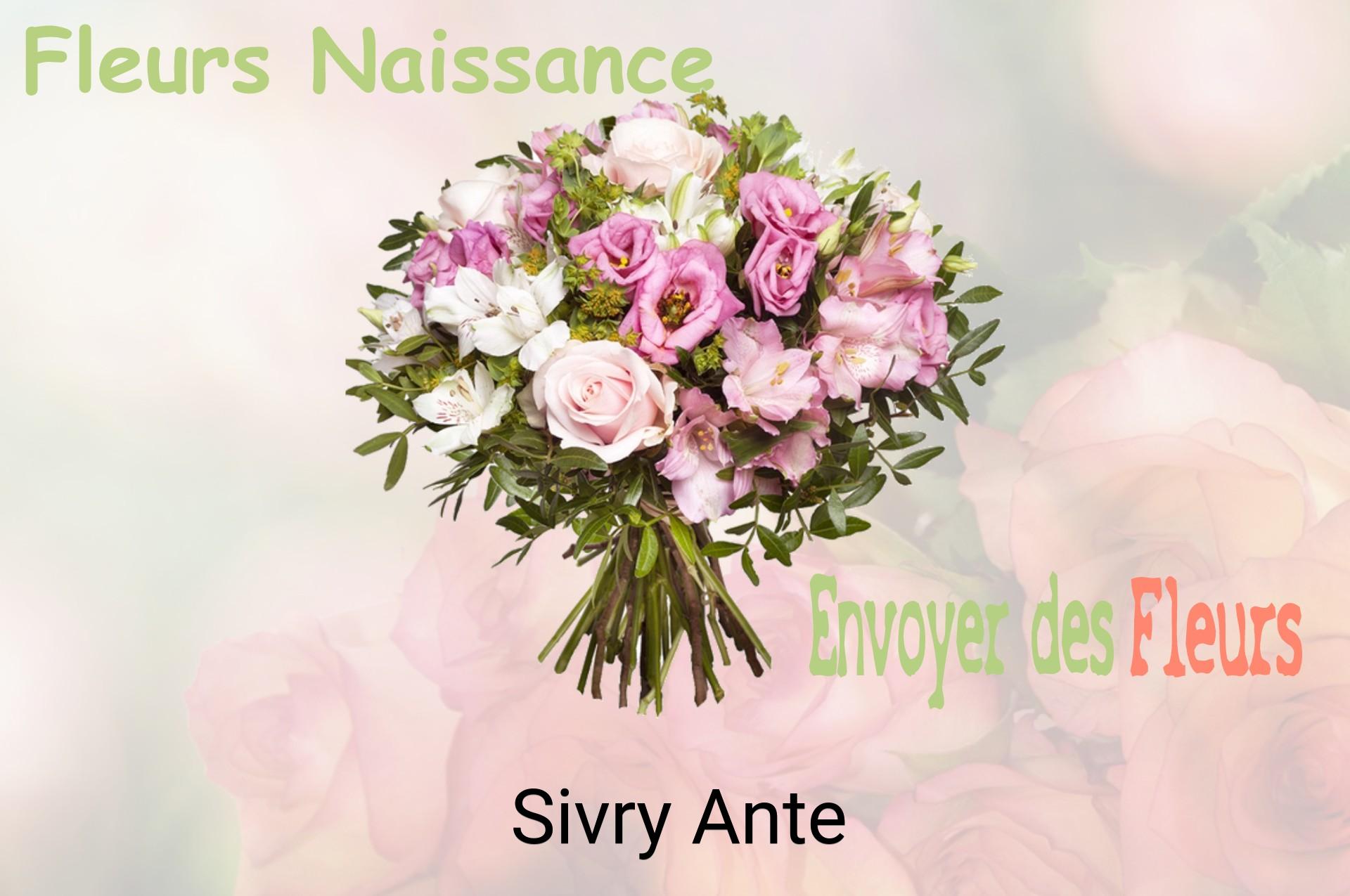 Bouquet de fleurs de naissance livré à Sivry-Ante